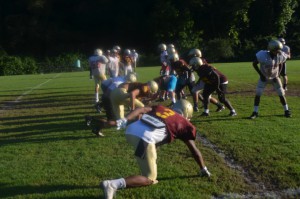 Kyshawn Gunn will play running back and corner back this year. He will be a captain.