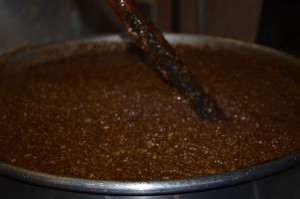 The current owner's son mixes this bad boy up a few times a week, What's in the famous sauce? I don't know, it's a secret!