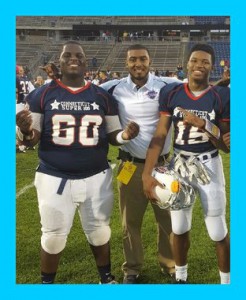 Manson (middle) looks to take Capital Prep to a second straight state title game in 2015, but will have to do it with a new quarterback.